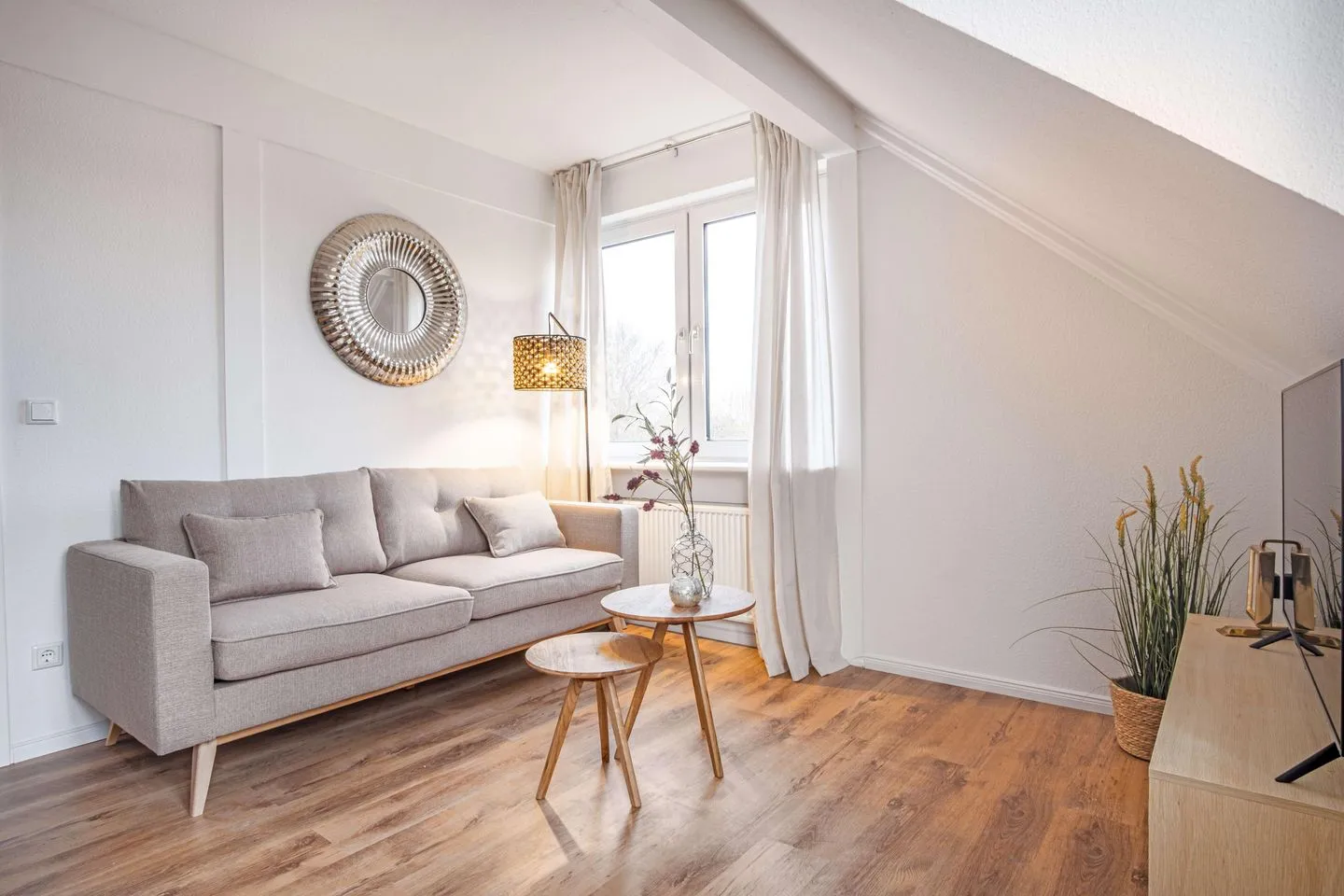 Ferienwohnung Friesenliebe auf Pellworm Pellworm - Wohnzimmer