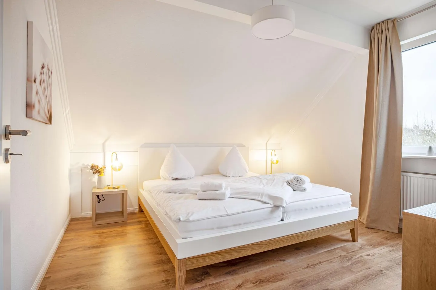 Ferienwohnung Friesenliebe auf Pellworm Pellworm - Schlafzimmer