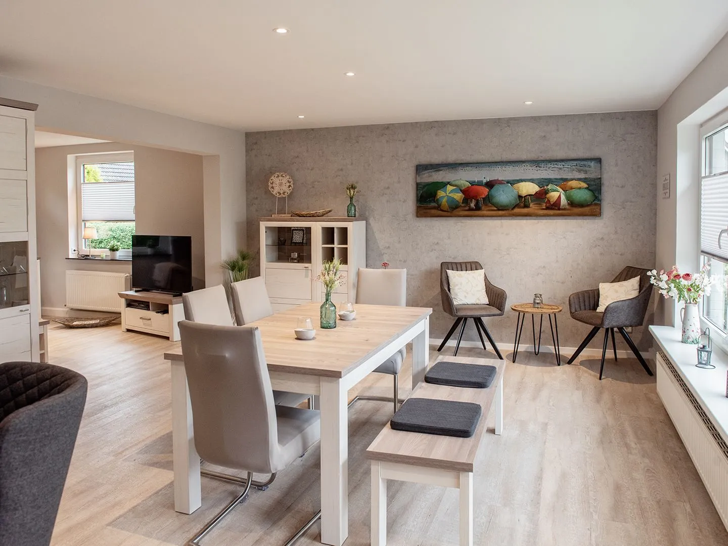 Villa Nebenan Flensburg - Wohnzimmer