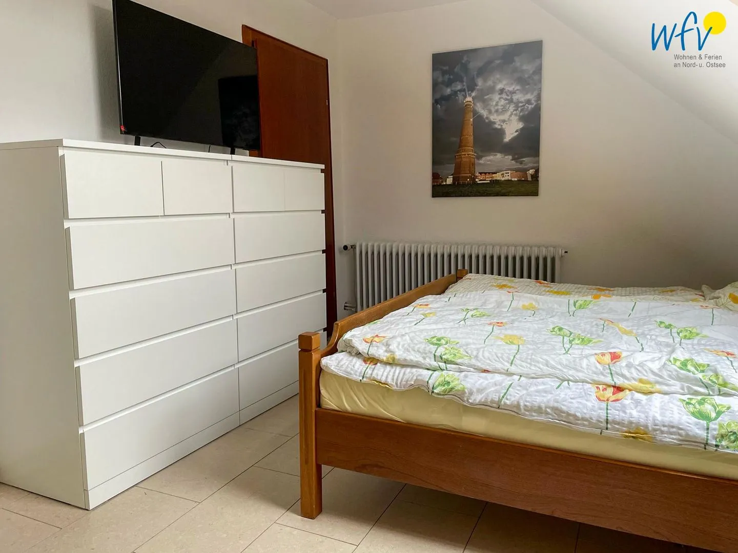 Süderhaus Ferienwohnung 9 Borkum - Schlafzimmer