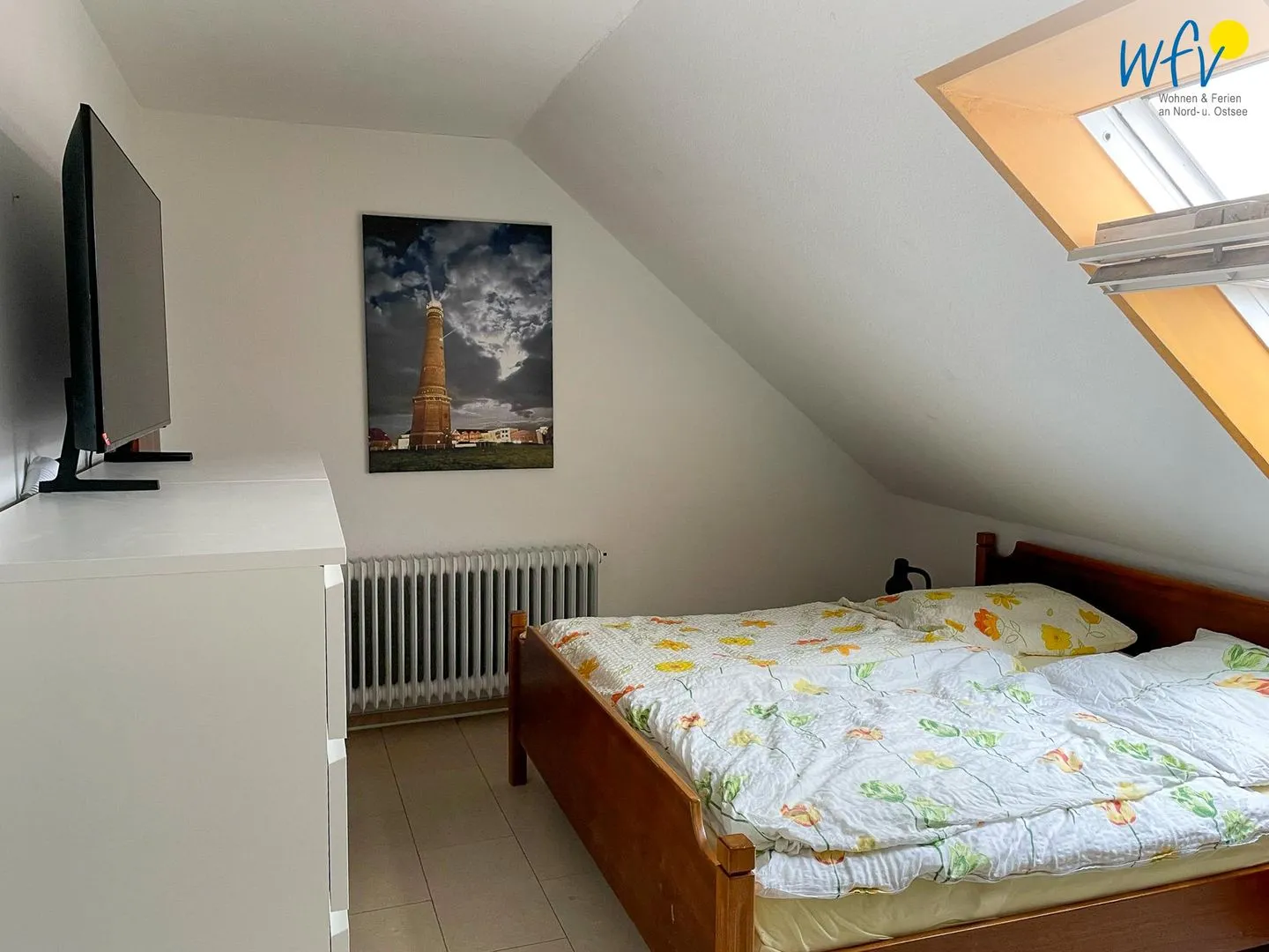Süderhaus Ferienwohnung 9 Borkum - Schlafzimmer