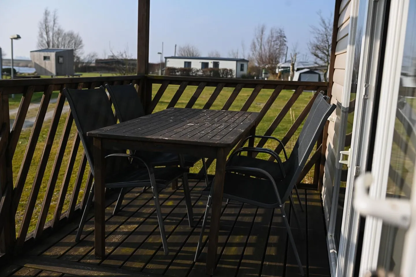 Ferienpark Süderstapel - Eiderlodge 3 Eider - Terrasse