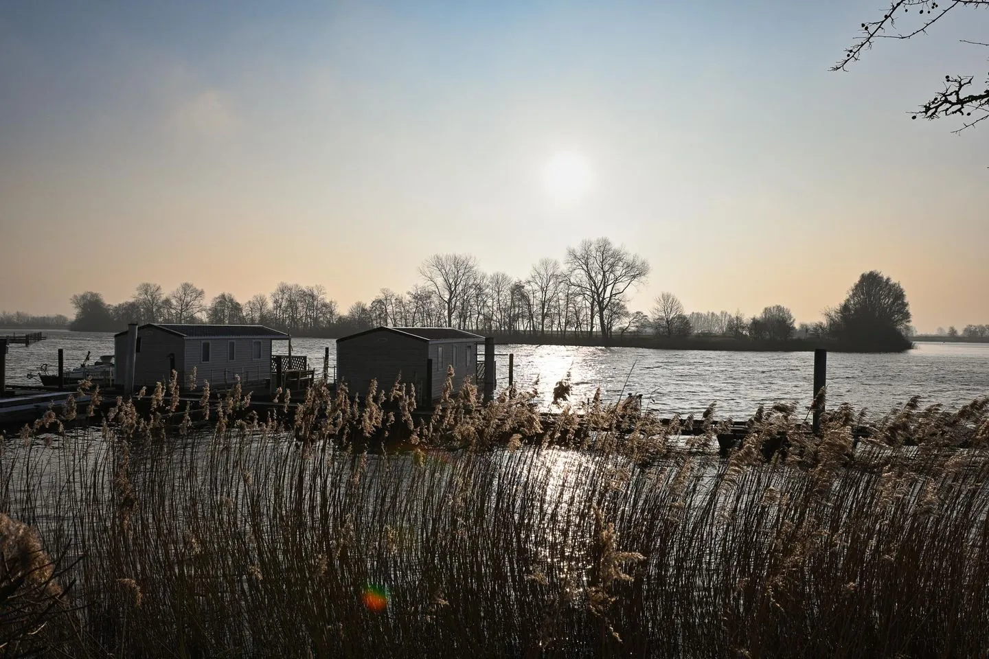 Ferienpark Süderstapel - Hausboot 1 Hundefreundlich Eider - Landschaft
