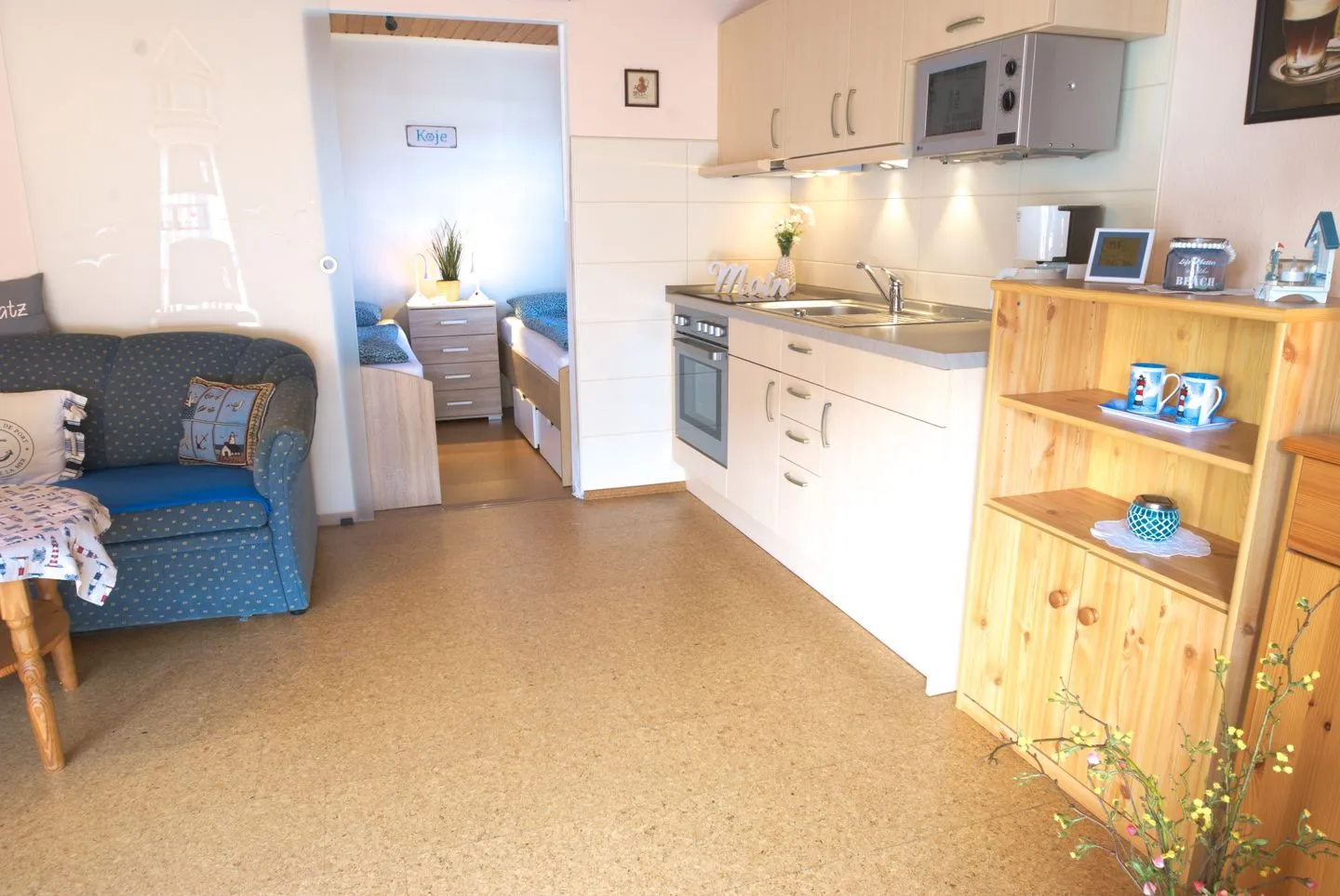 Ferienwohnung Strandnest Norddeich - Küche / Küchenzeile
