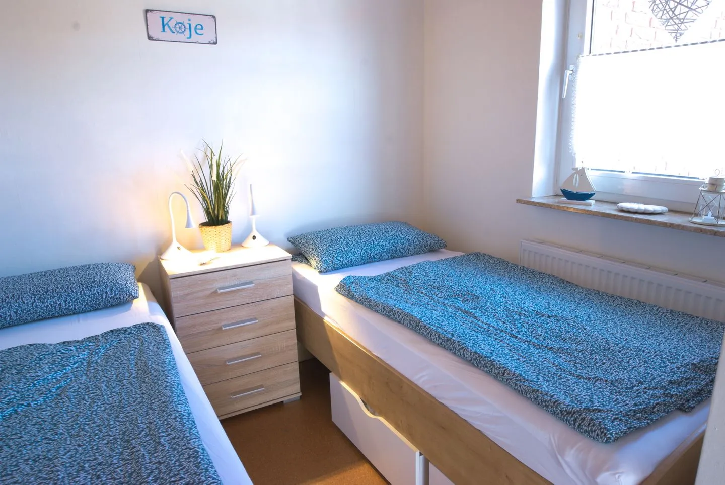 Ferienwohnung Strandnest Norddeich - Schlafzimmer