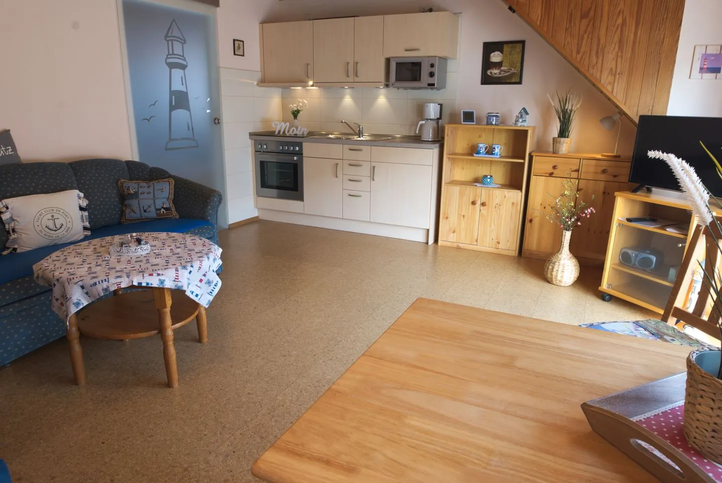 Ferienwohnung Strandnest Norddeich - Wohnzimmer