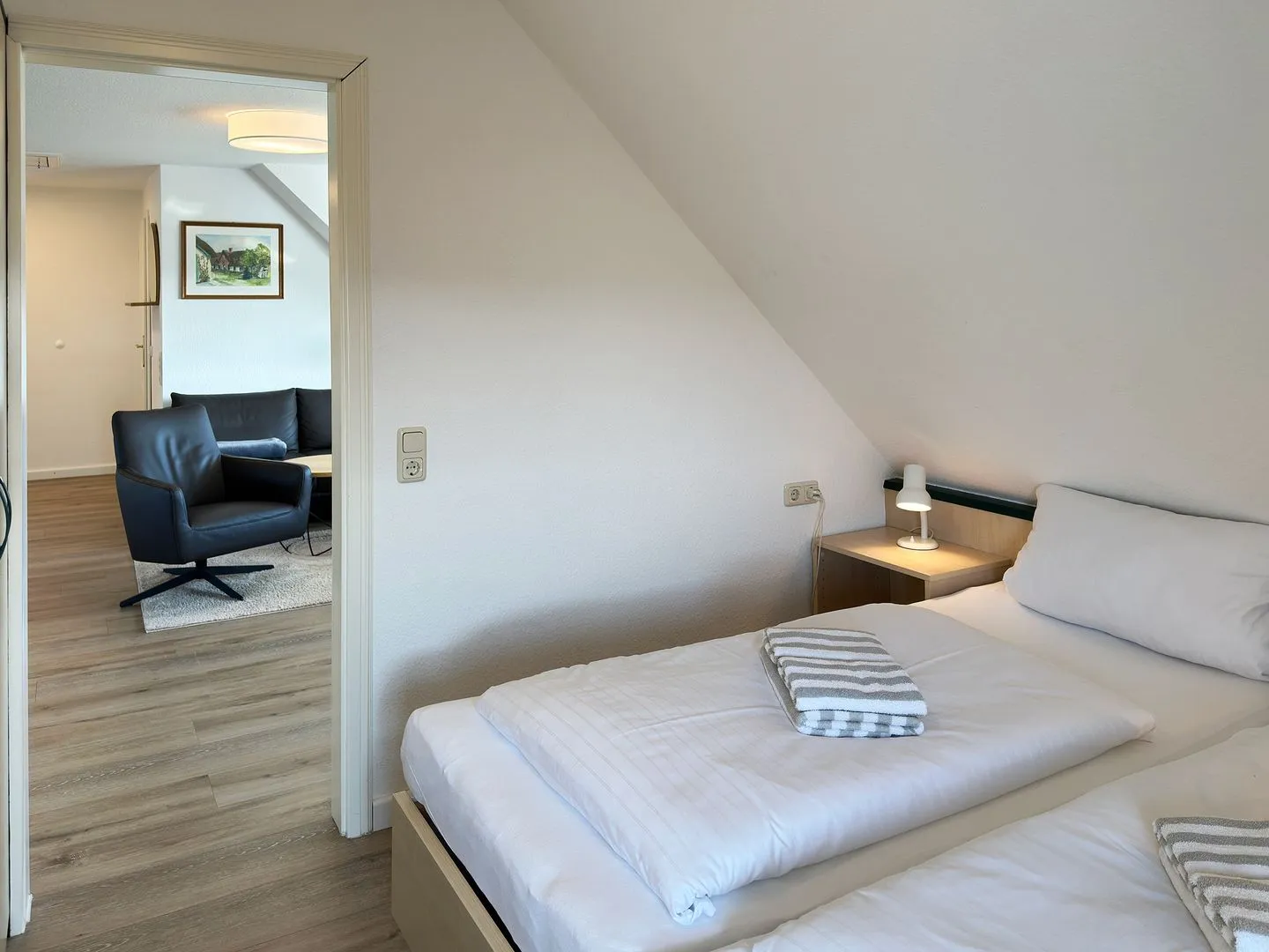 Haus Bräätlun Ferienwohnung Bräätlun 3 Norddorf auf Amrum - Schlafzimmer