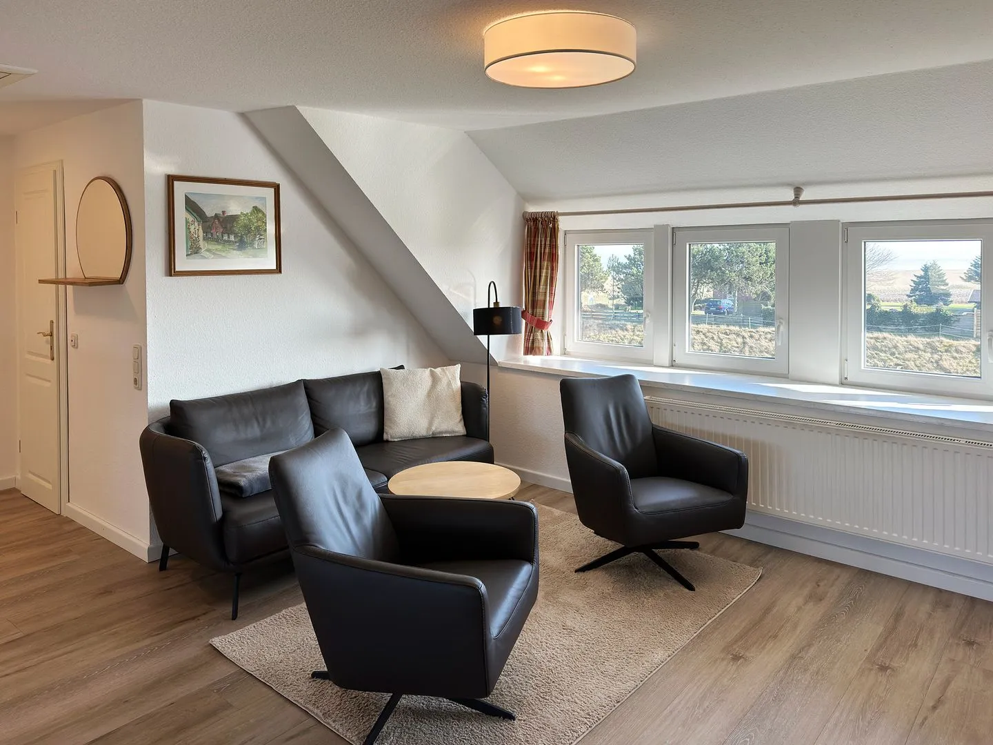 Haus Bräätlun Ferienwohnung Bräätlun 3 Norddorf auf Amrum - Wohnzimmer