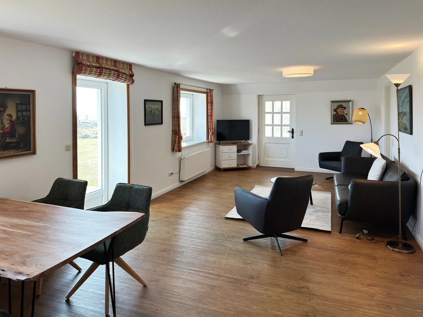Haus Bräätlun Ferienwohnung Bräätlun 4 Norddorf auf Amrum - Wohnzimmer