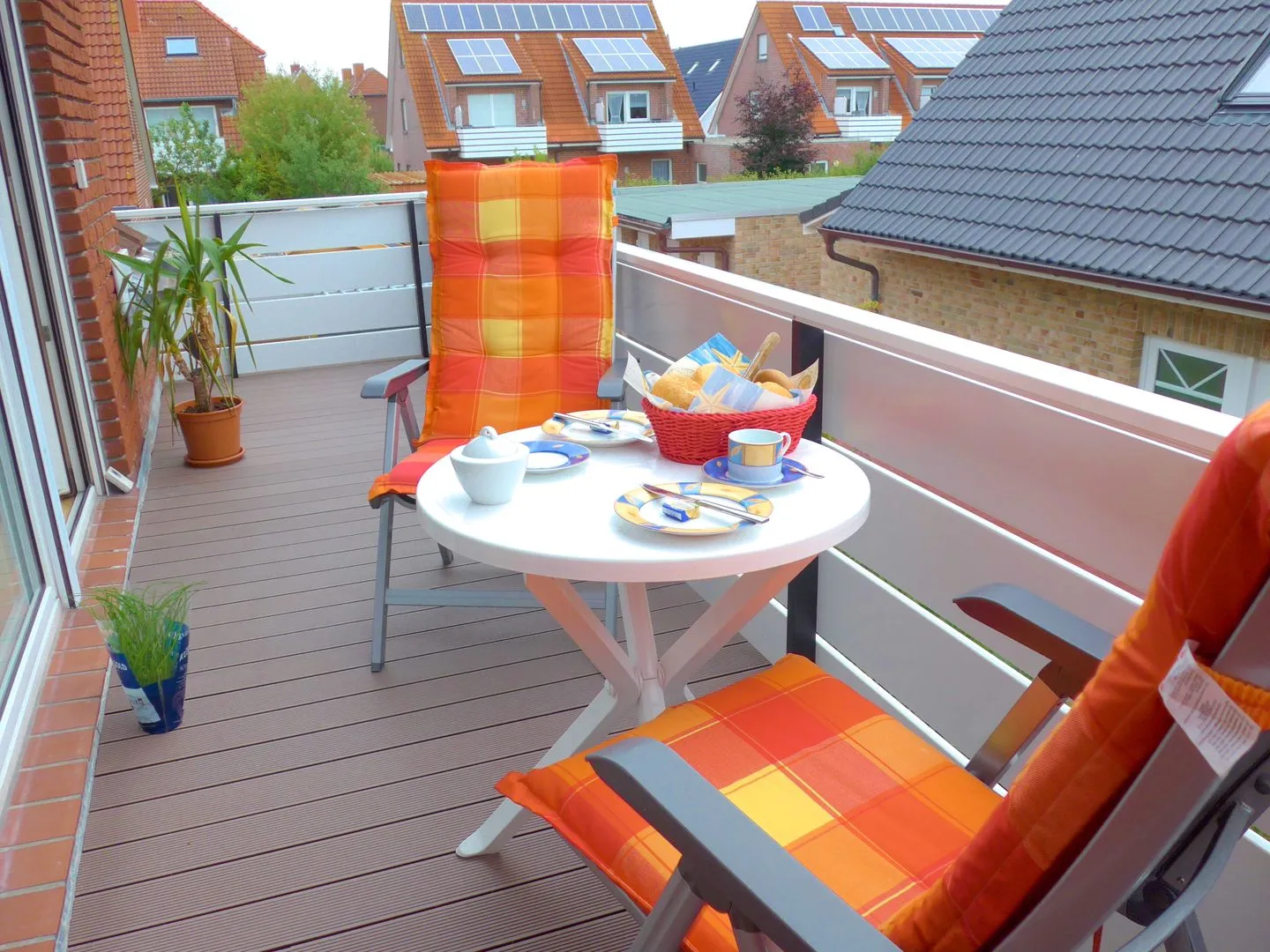 Ferienwohnung Strandnest Norddeich - Balkon