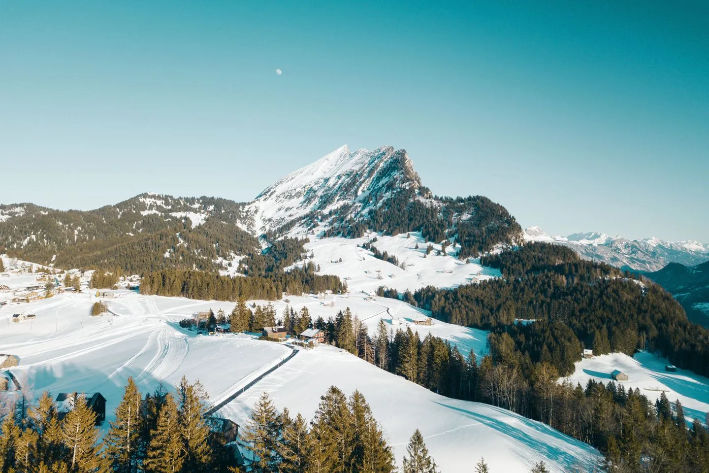 Chalet Chapfwald Arvenbüel - Landschaft