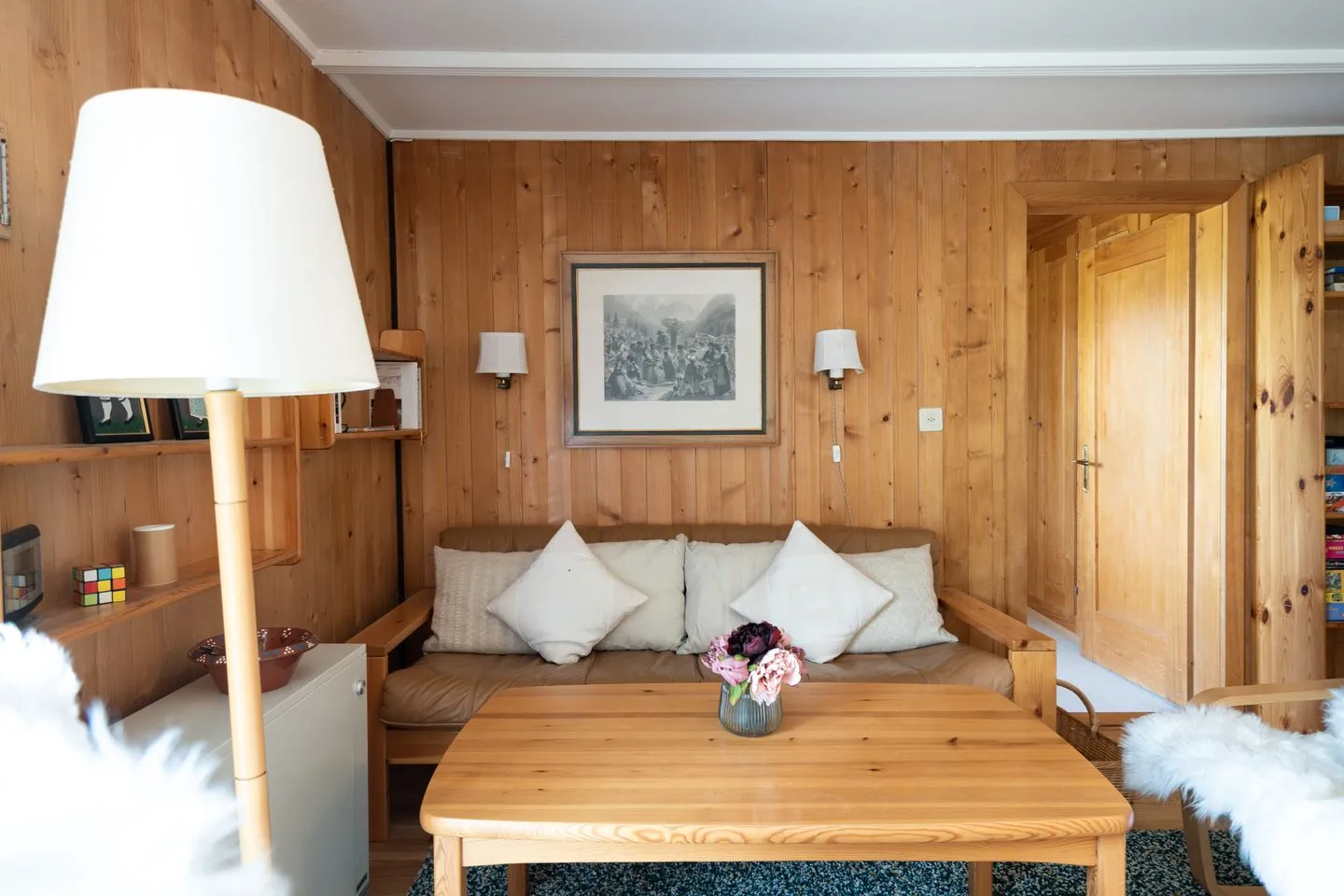 Chalet Sönderli Arvenbüel - Wohnzimmer