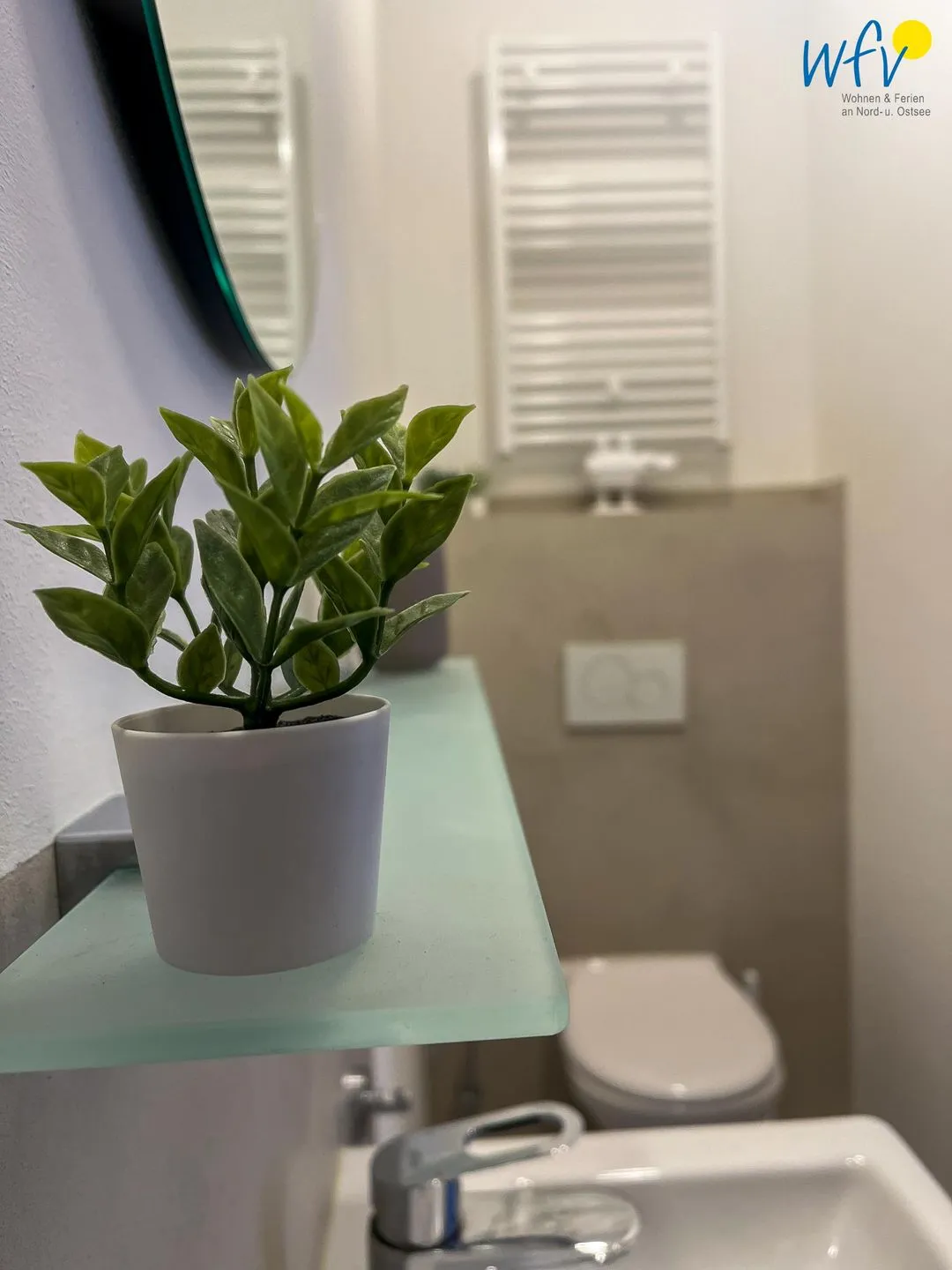 Haus Antina Zimmer 1 Borkum - Badezimmer