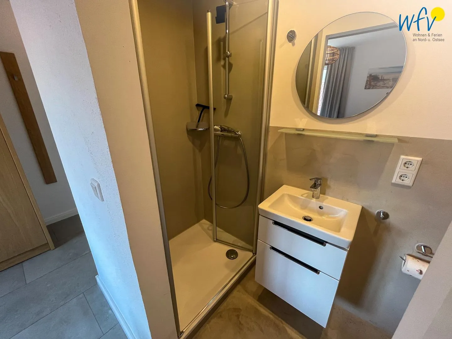 Haus Antina Zimmer 4 Borkum - Badezimmer
