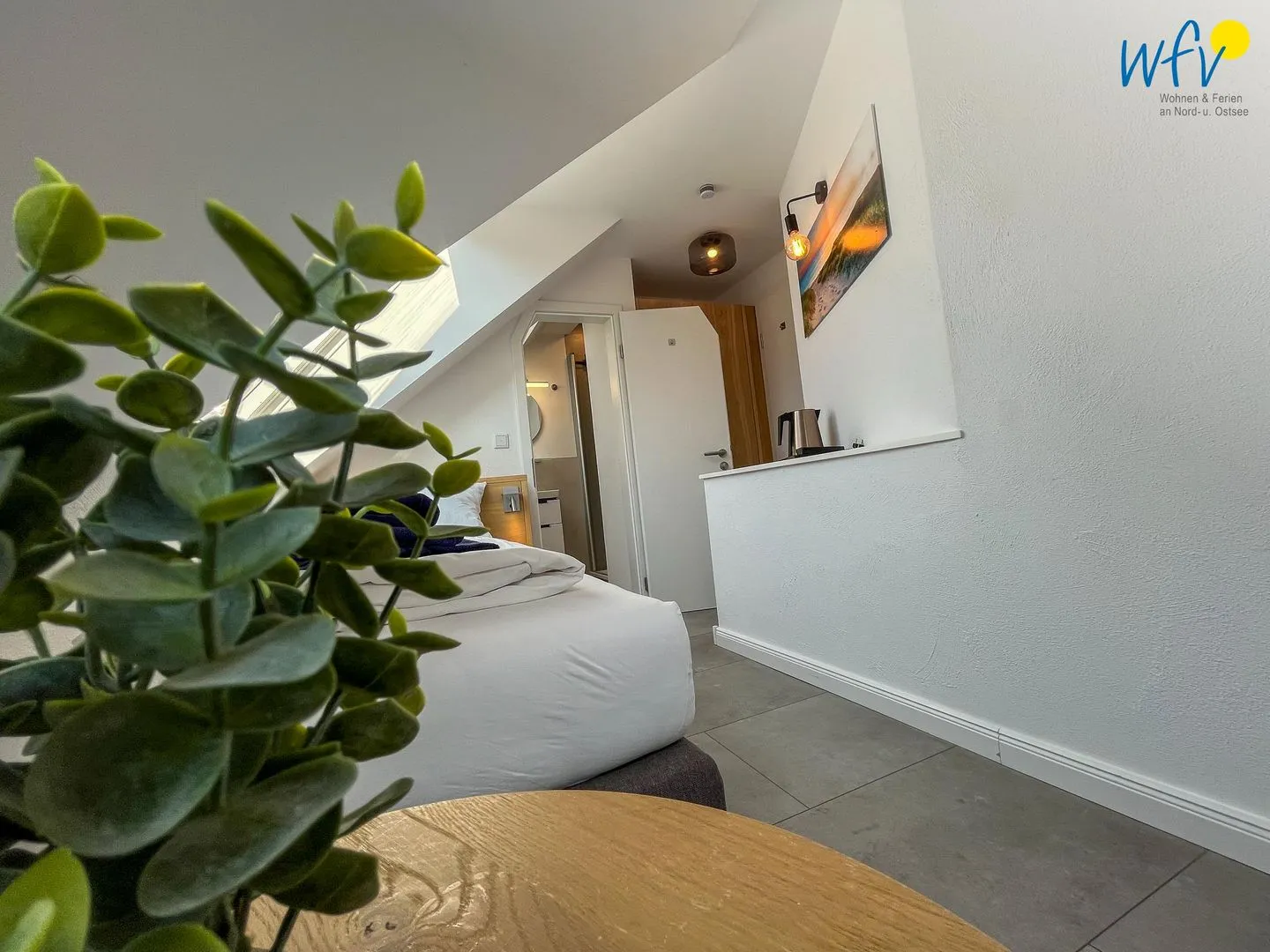 Haus Antina Zimmer 6 Borkum - Schlafzimmer