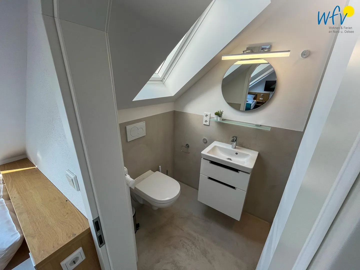 Haus Antina Zimmer 6 Borkum - Badezimmer