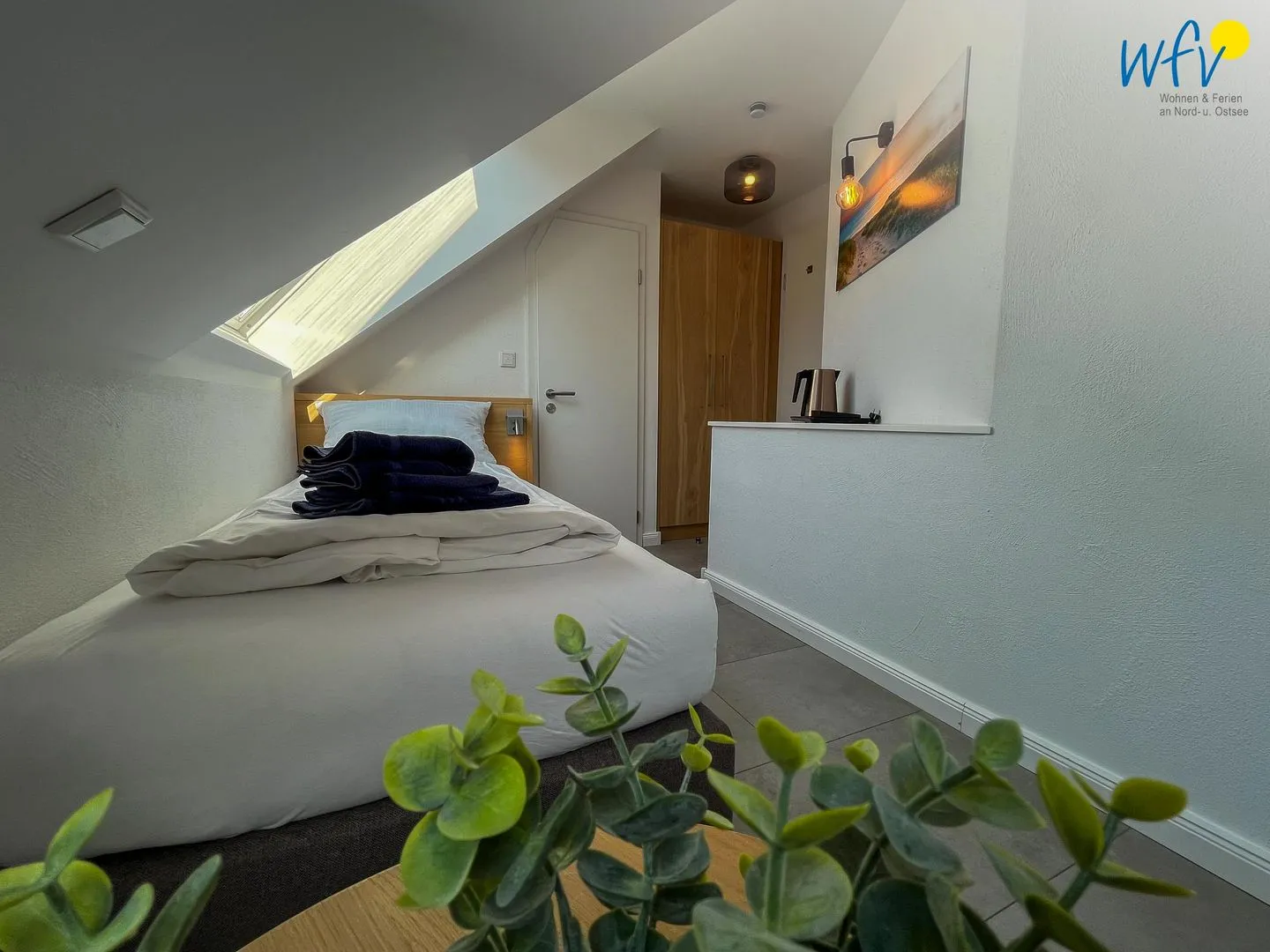Haus Antina Zimmer 6 Borkum - Schlafzimmer