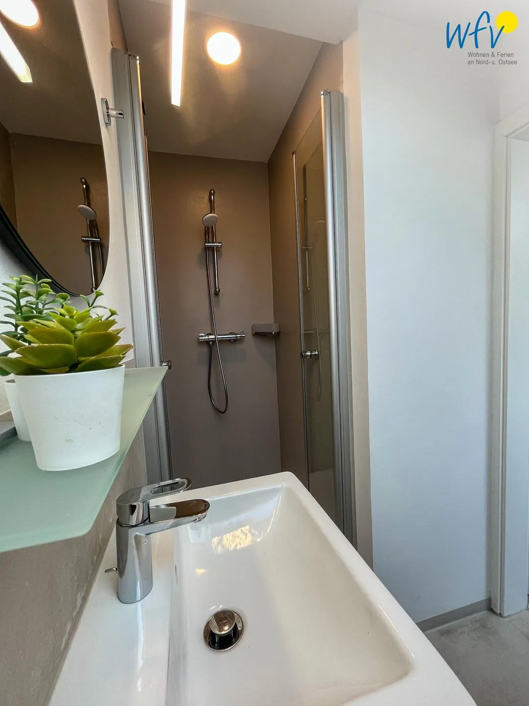 Haus Antina Zimmer 6 Borkum - Badezimmer