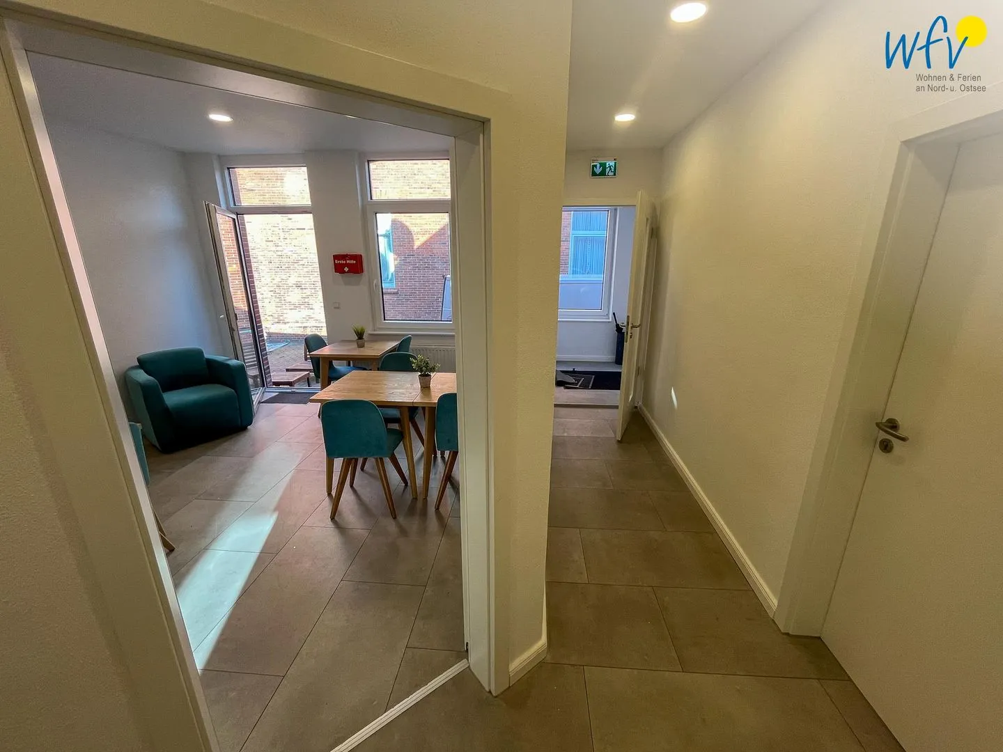 Haus Antina Zimmer 4 Borkum - Gemeinschaftsraum