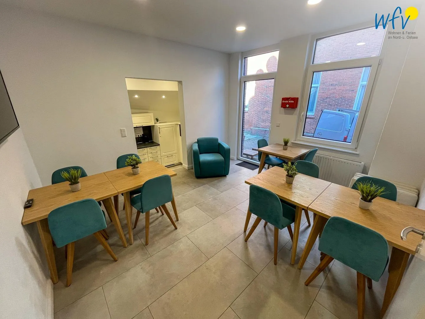 Haus Antina Zimmer 1 Borkum - Gemeinschaftsküche