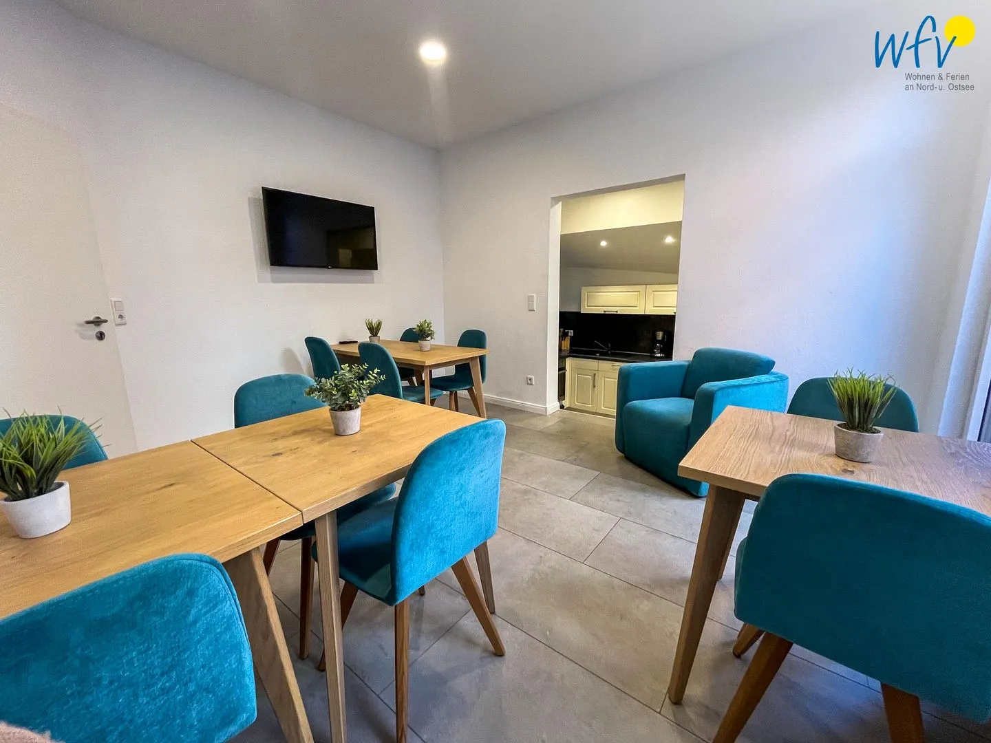 Haus Antina Zimmer 1 Borkum - Gemeinschaftsküche