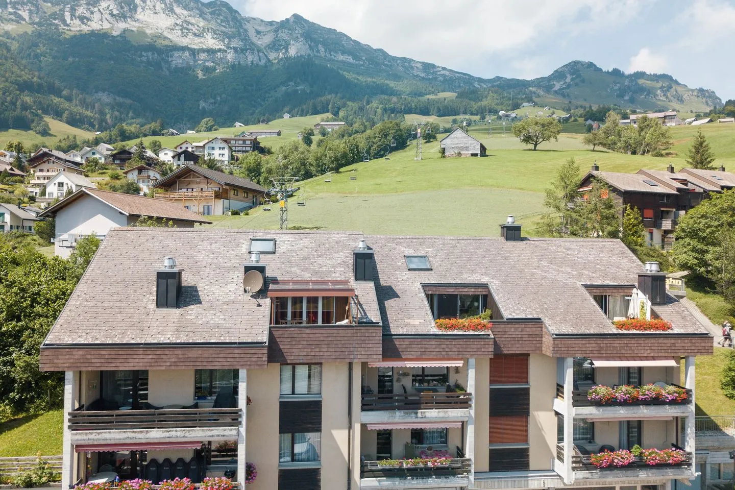 Apartment Hinterberg Amden - Bird's eye view