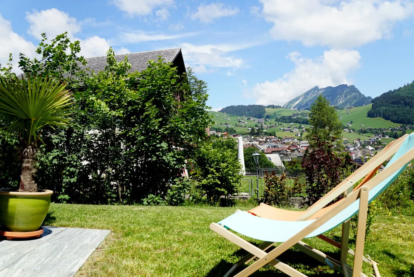 Apartment Bijou am Bach Amden - Garten