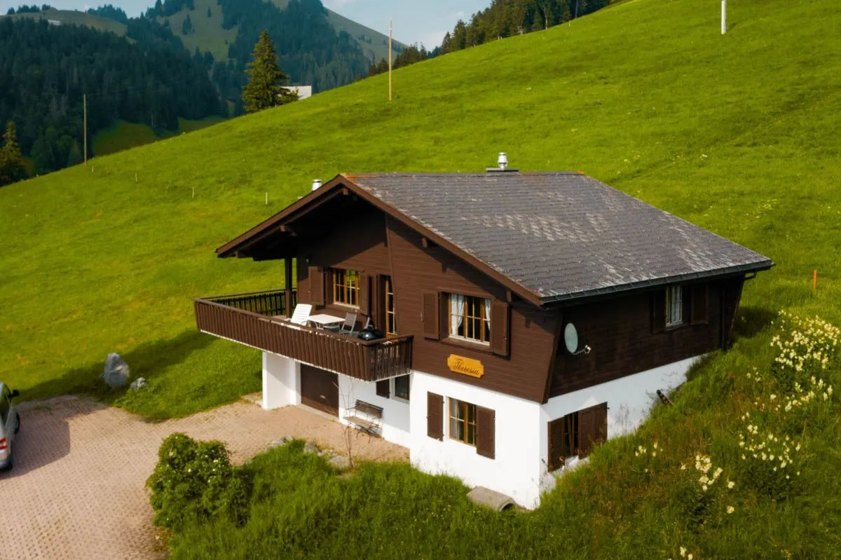 Chalet Theresia Arvenbüel - Bird's eye view