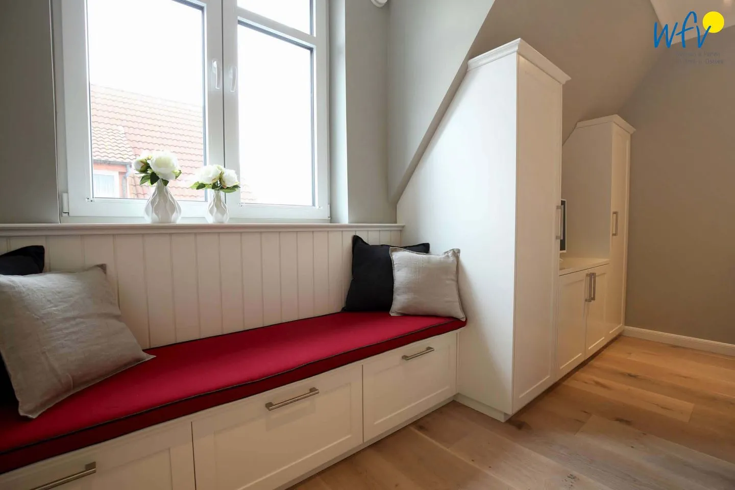 Ferienhaus Charlotte 48 Feriendoppelwohnung Charlotte Wangerooge - Schlafzimmer