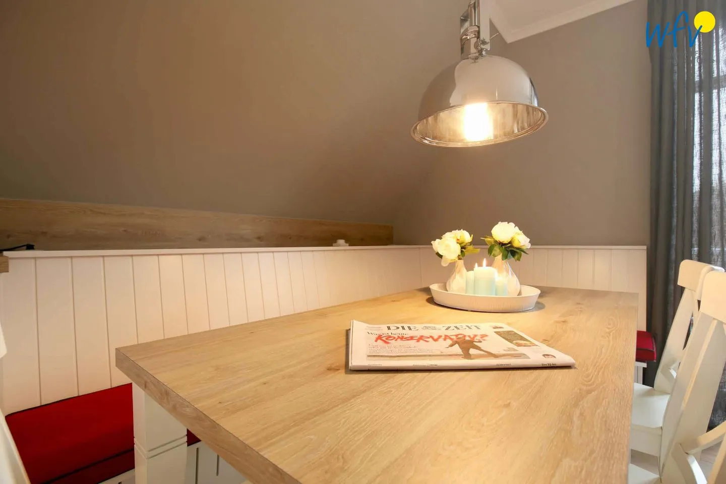 Ferienhaus Charlotte 48 Feriendoppelwohnung Charlotte Wangerooge - Essbereich