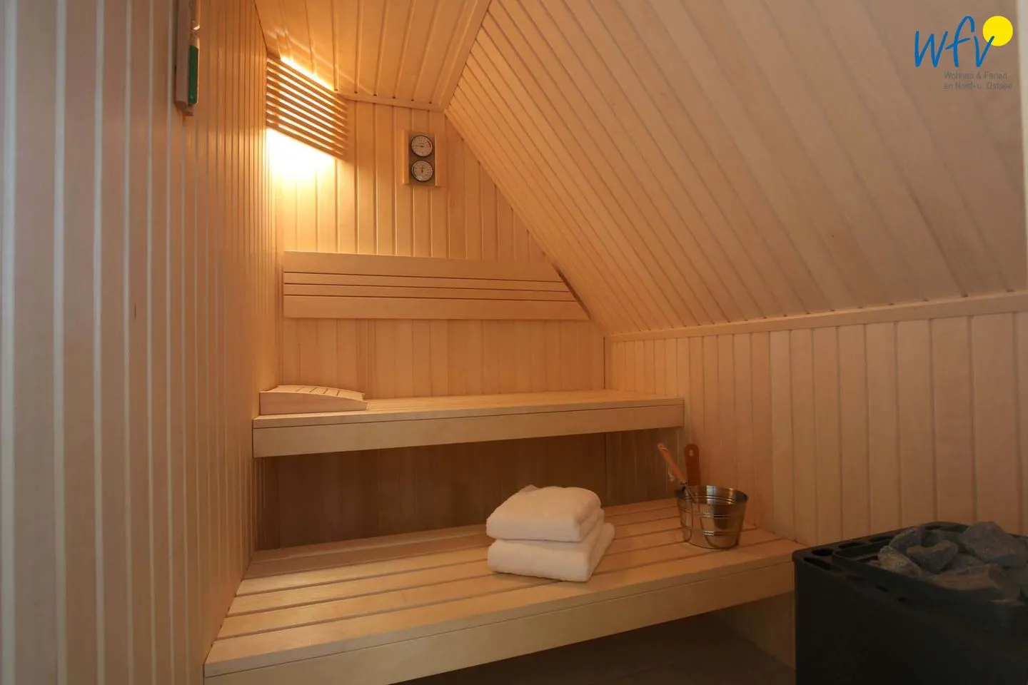 Ferienhaus Charlotte 48 Feriendoppelwohnung Charlotte Wangerooge - Sauna