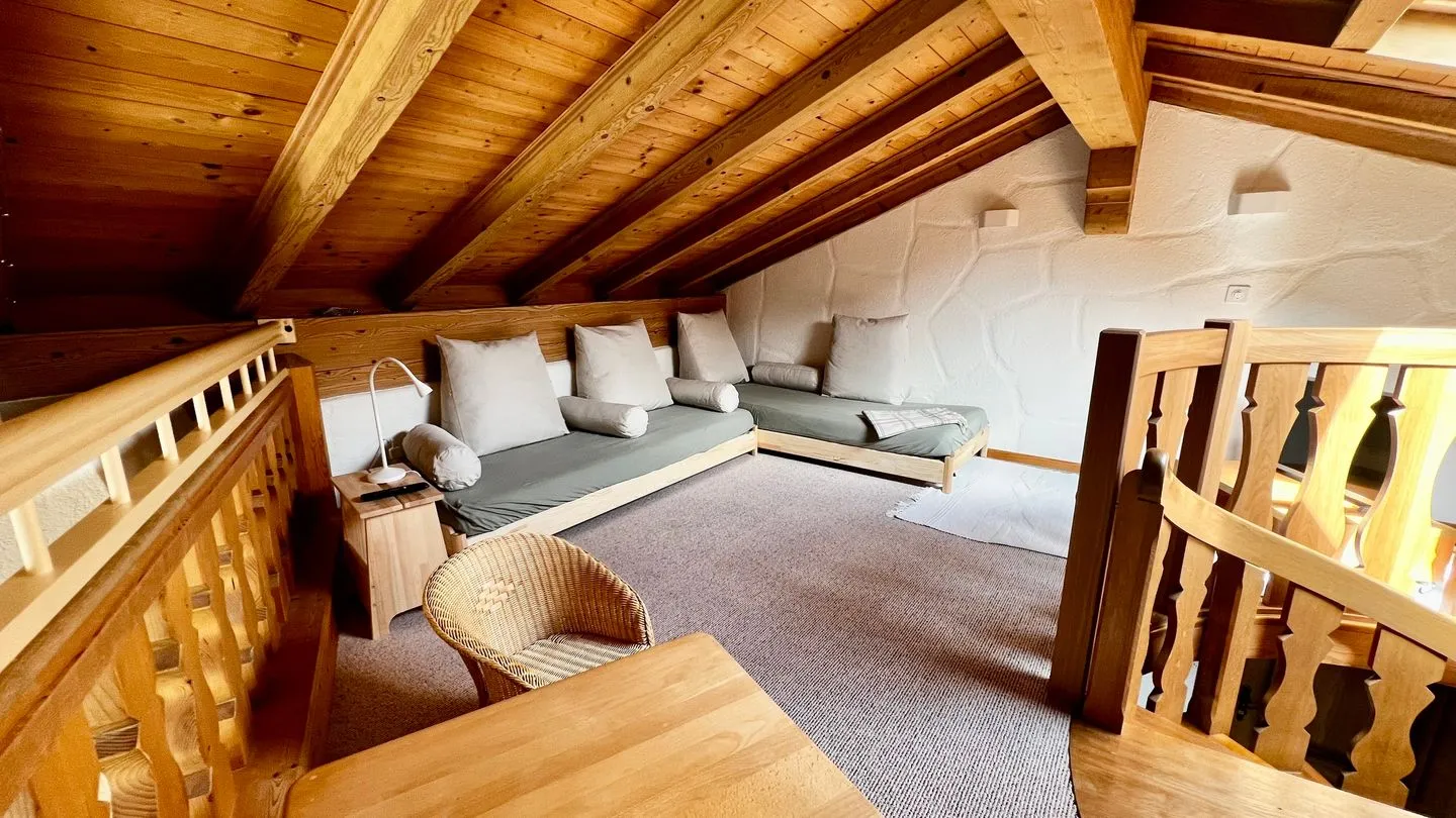 Apartment zum Leist Arvenbüel - Wohnzimmer