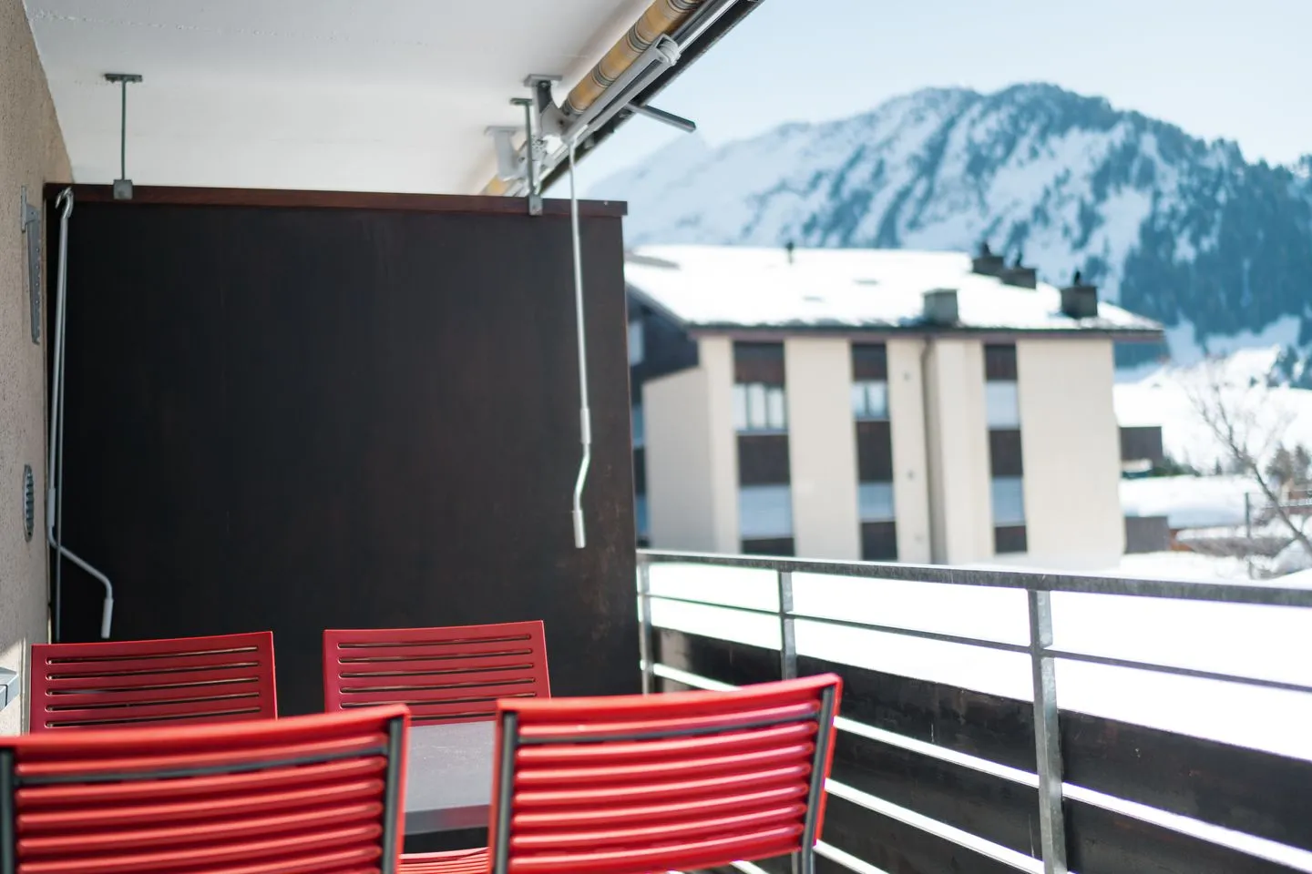 Apartment Bischofberger D20 Arvenbüel - Balcony