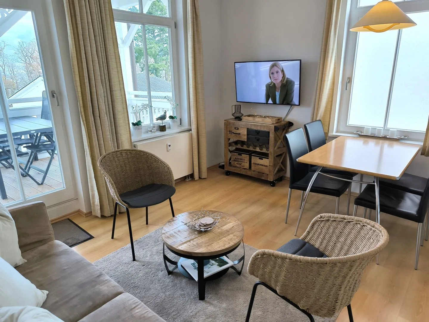 Villa Heimkehr 10 Göhren - Wohnzimmer