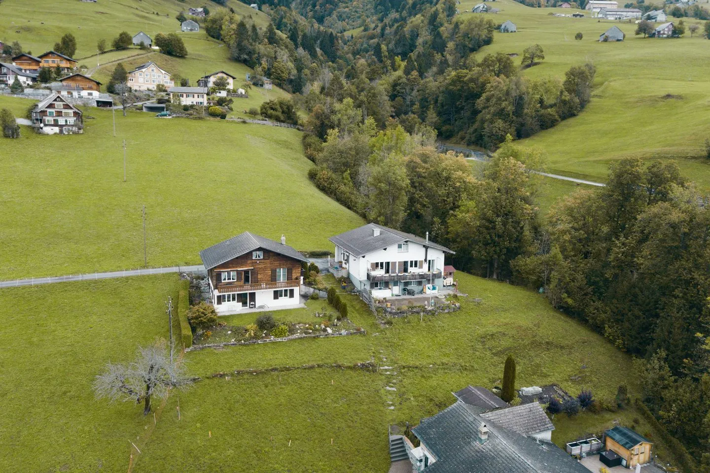 Chalet Biodola Amden - Vogelperspektive