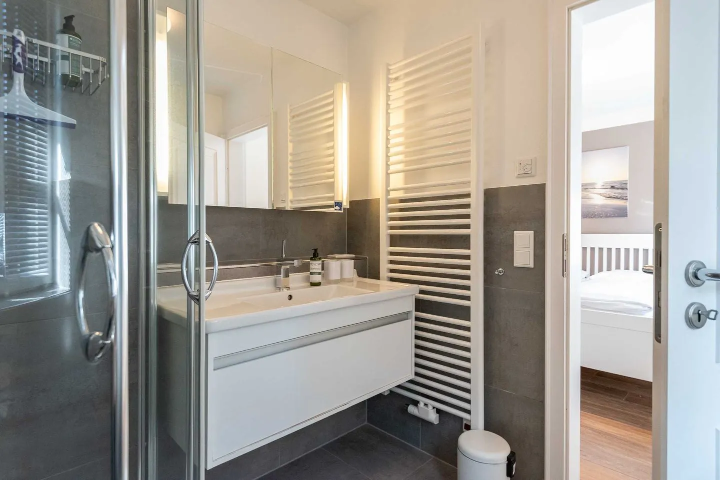 Syltdomizil Strandoase Wenningstedt - Badezimmer
