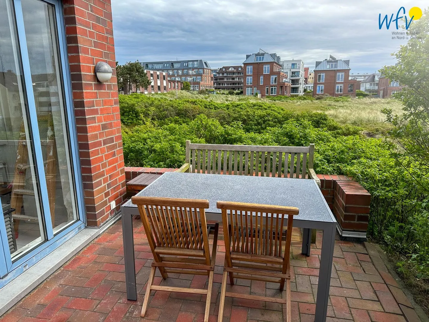 Haus Dünenblick Ferienwohnung 6 Wangerooge - Terrasse