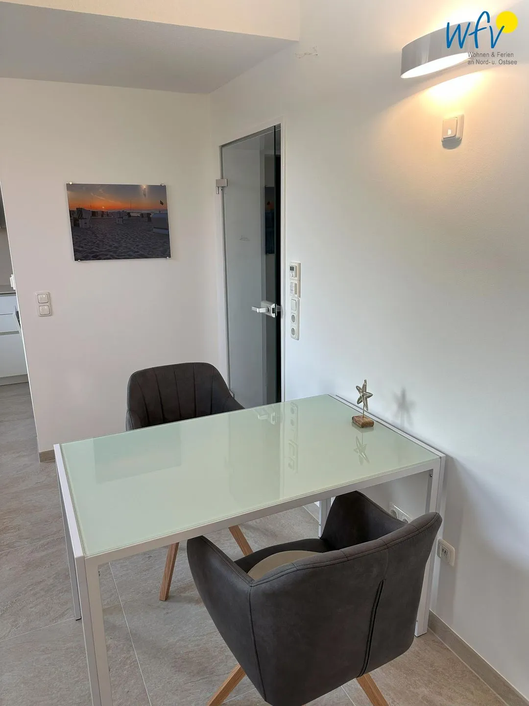 Haus Dünenblick Ferienwohnung 6 Wangerooge - Essbereich