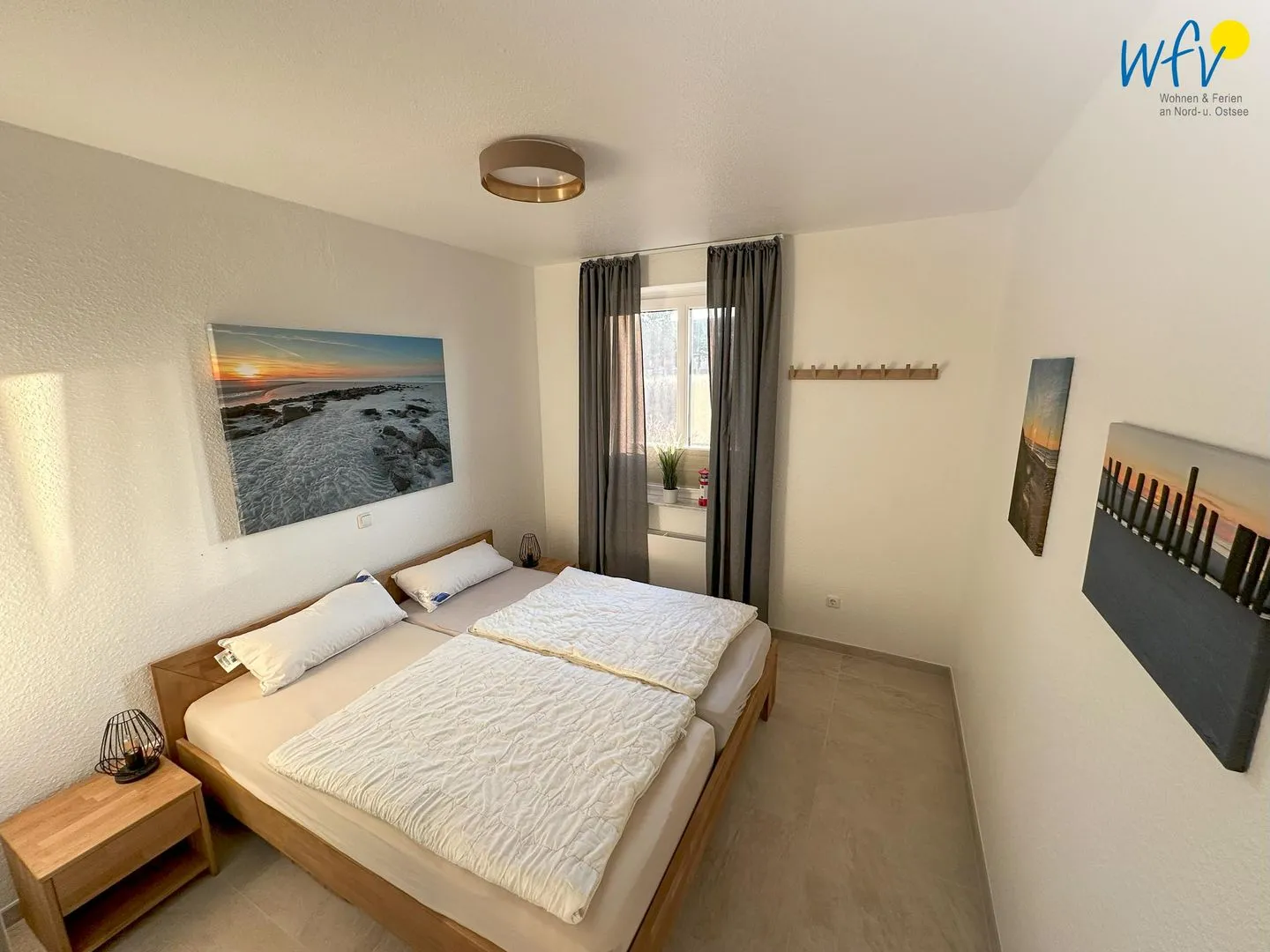 Haus Dünenblick Ferienwohnung 6 Wangerooge - Schlafzimmer