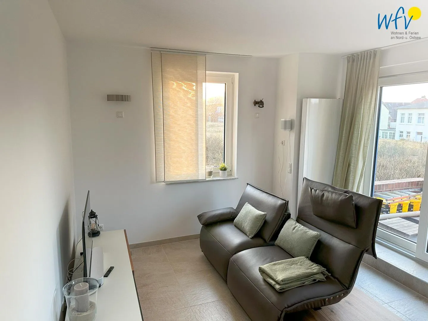 Haus Dünenblick Ferienwohnung 6 Wangerooge - Wohnzimmer