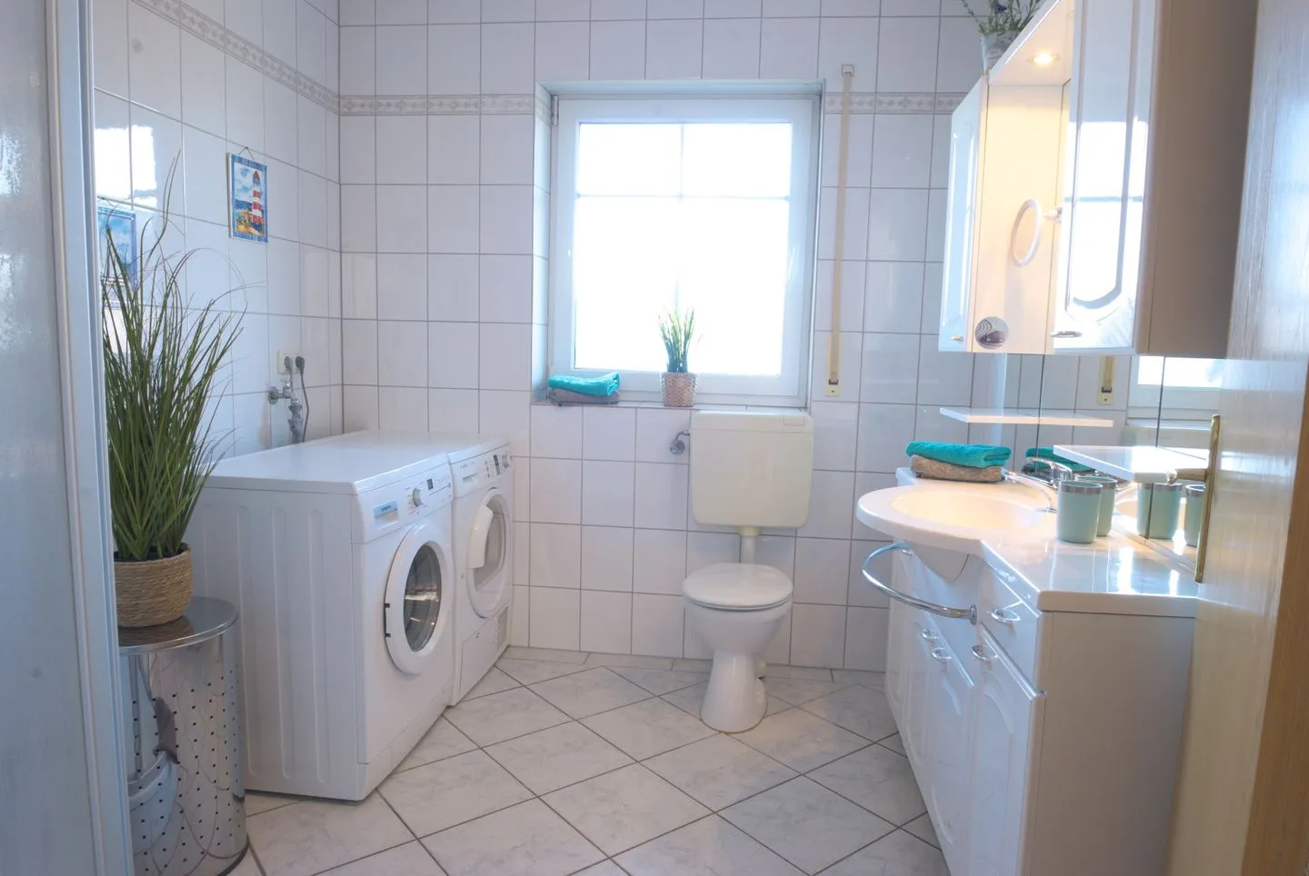 Ferienwohnung Claudia Norddeich - Badezimmer