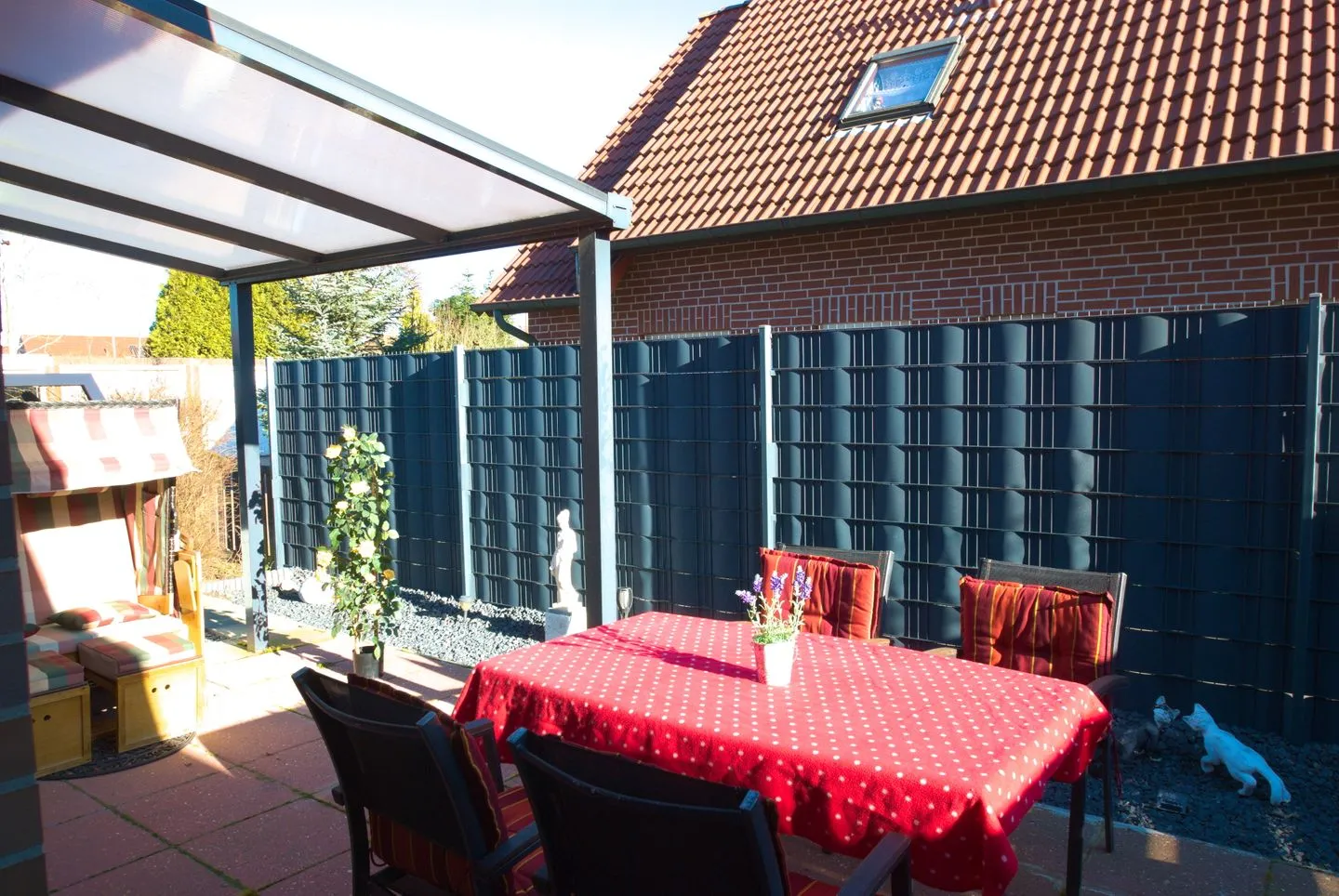 Ferienwohnung Claudia Norddeich - Terrasse