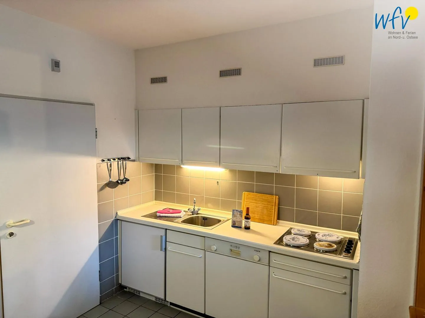 Residenz am Rosengarten Ferienwohnung 32 Wangerooge - Küche / Küchenzeile
