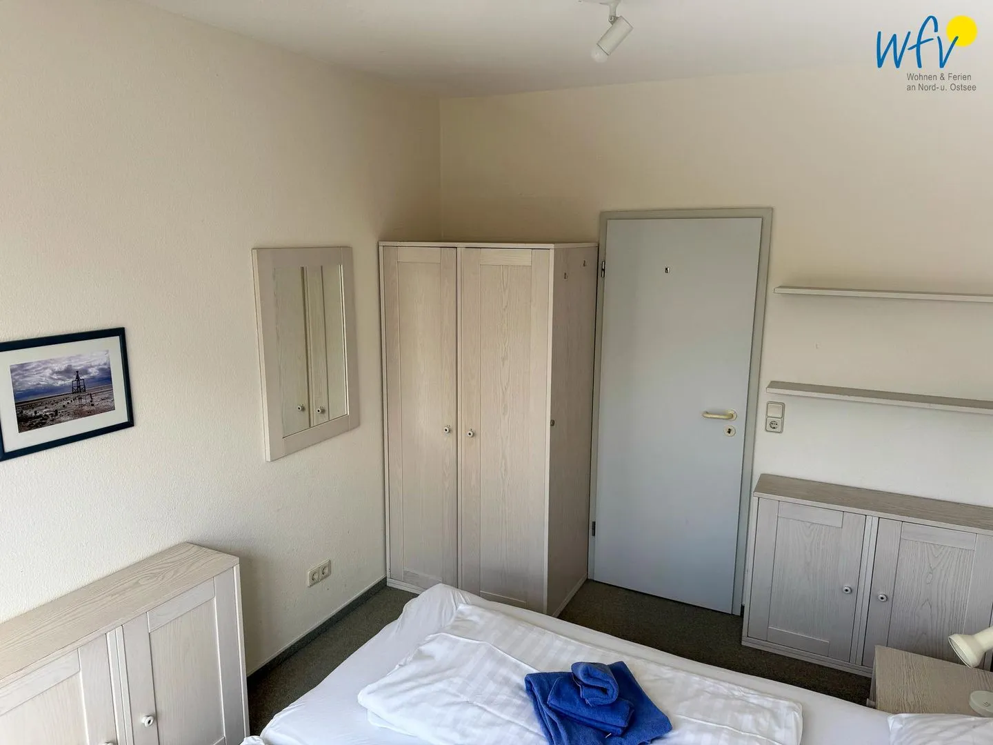 Residenz am Rosengarten Ferienwohnung 32 Wangerooge - Schlafzimmer