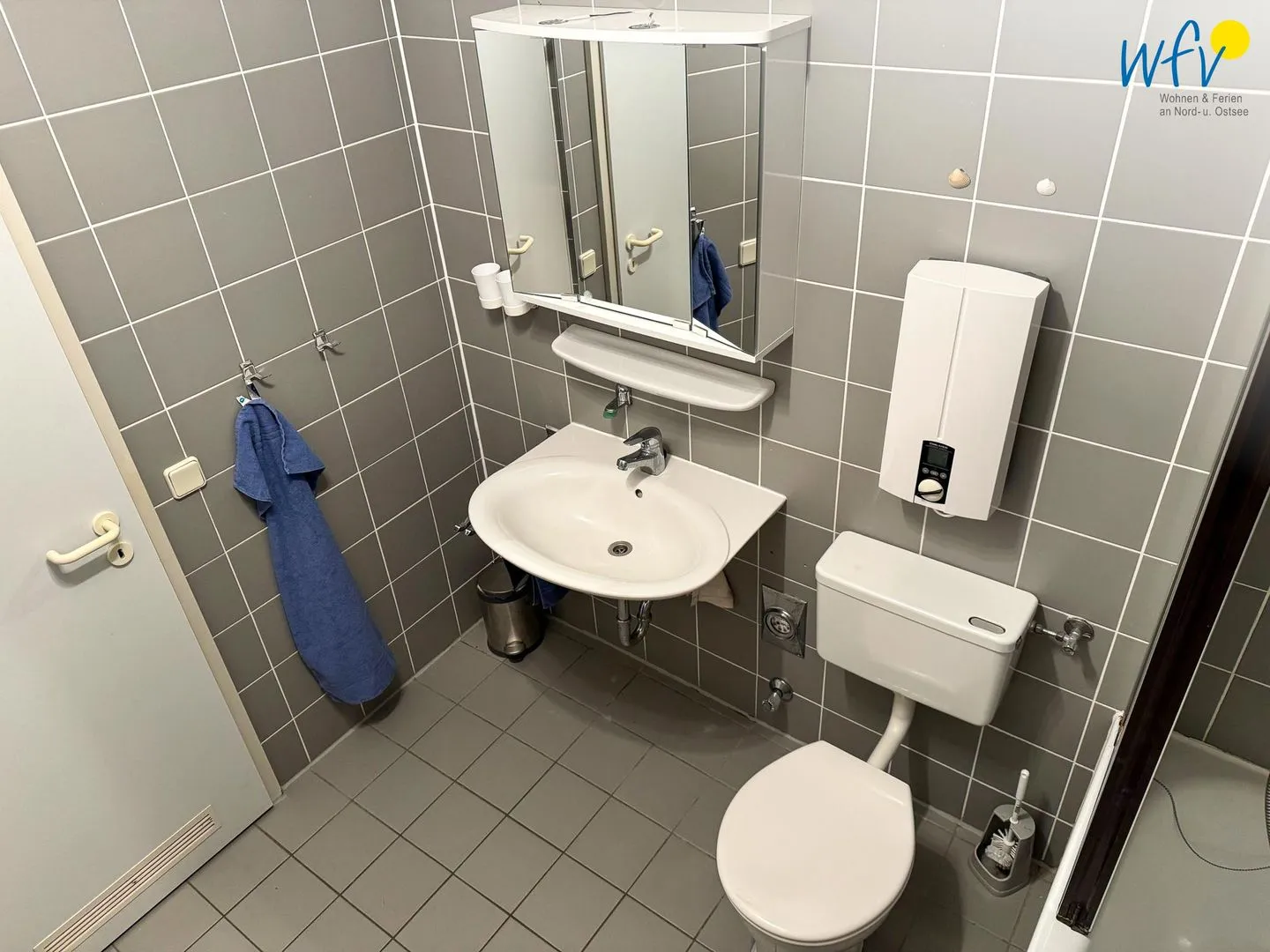 Residenz am Rosengarten Ferienwohnung 32 Wangerooge - Badezimmer