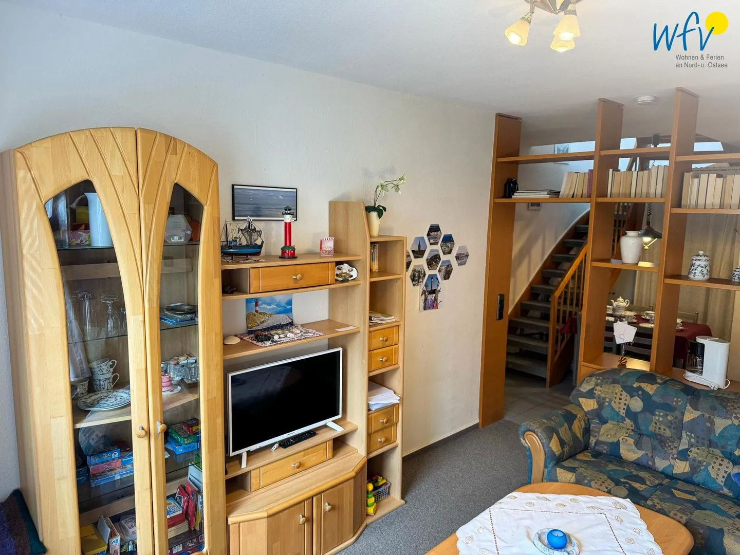 Residenz am Rosengarten Ferienwohnung 32 Wangerooge - Wohnzimmer