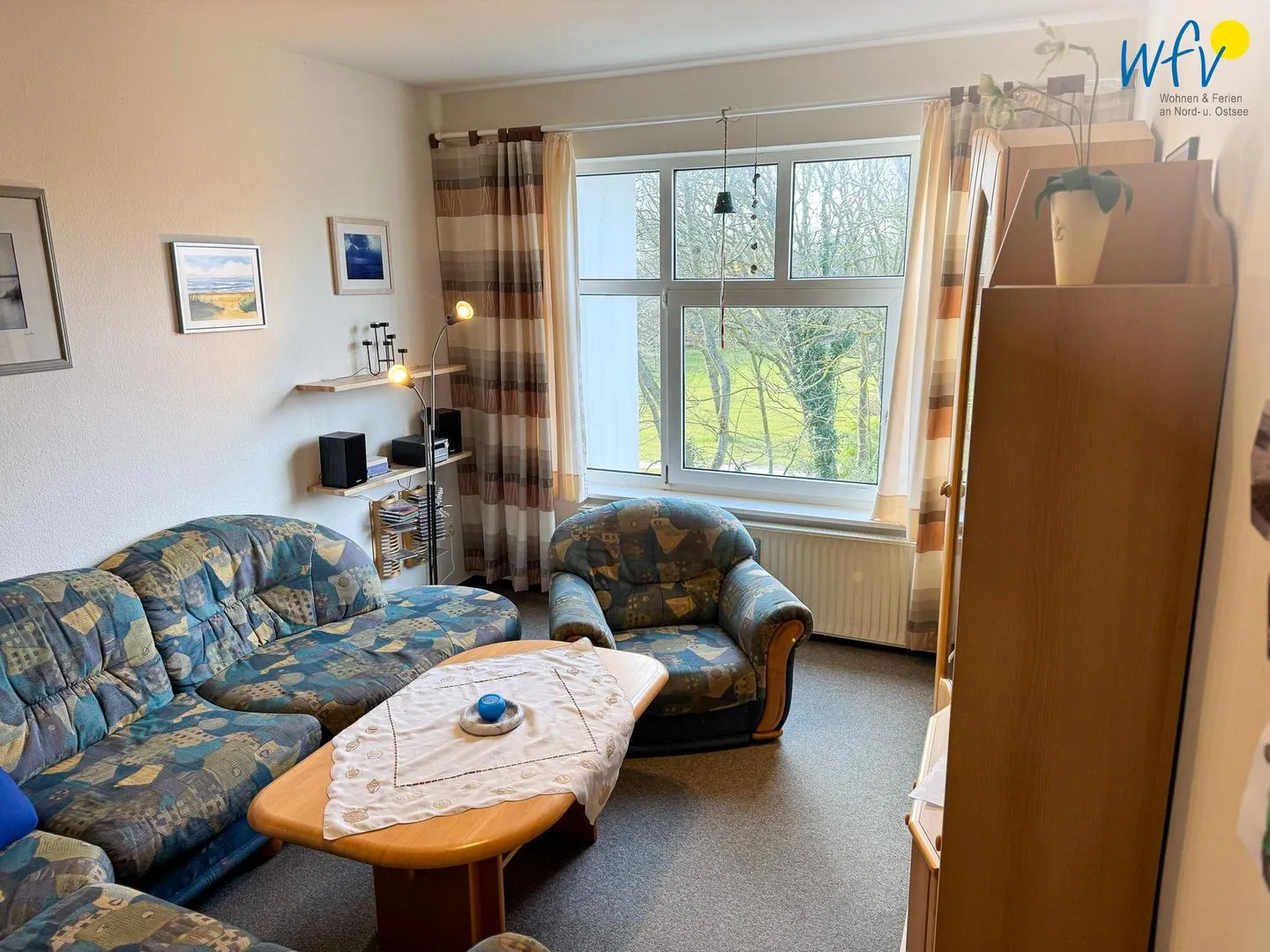 Residenz am Rosengarten Ferienwohnung 32 Wangerooge - Wohnzimmer