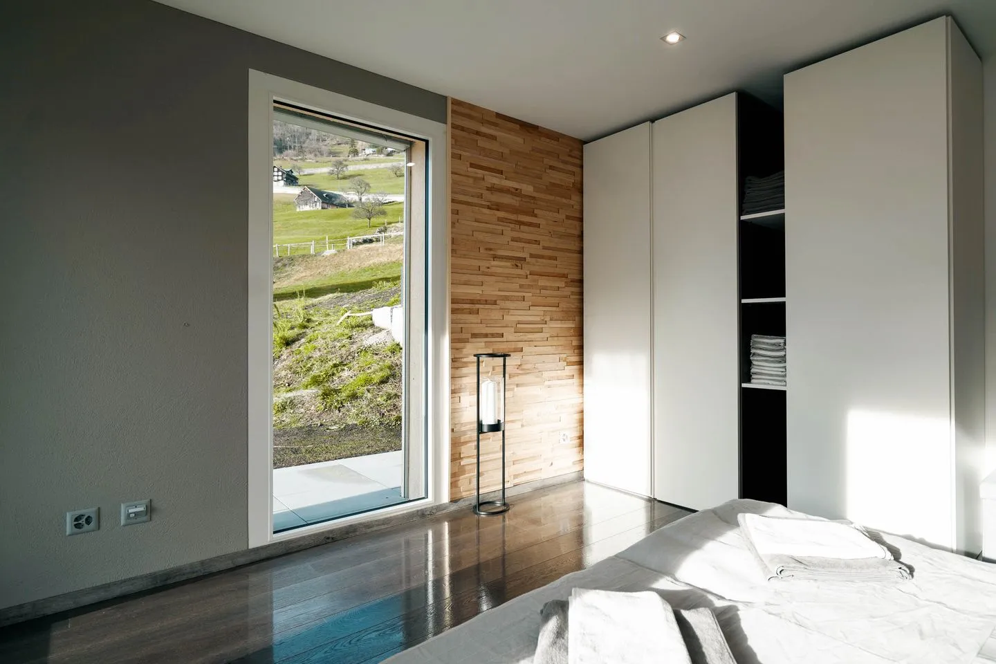 Chalet Lehni mit separatem Apartment Amden - Wohnzimmer