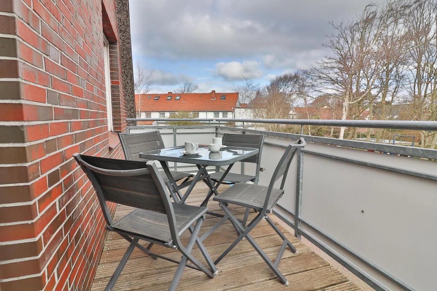 Haus Libelle - Wohnung 3 Langeoog - Balkon