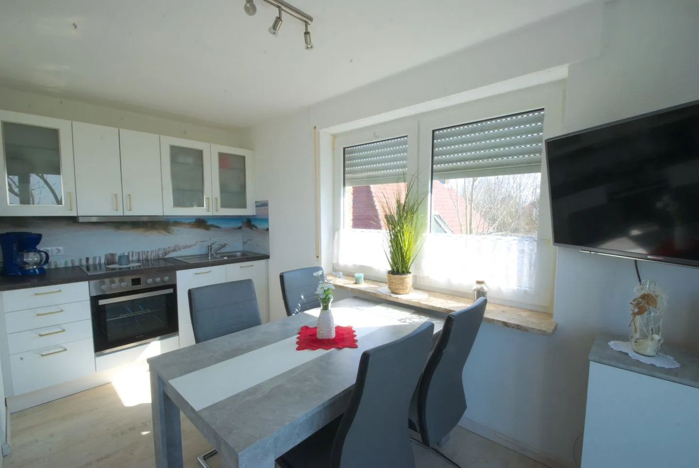 Ferienwohnung Robbe Norddeich - Küche / Küchenzeile